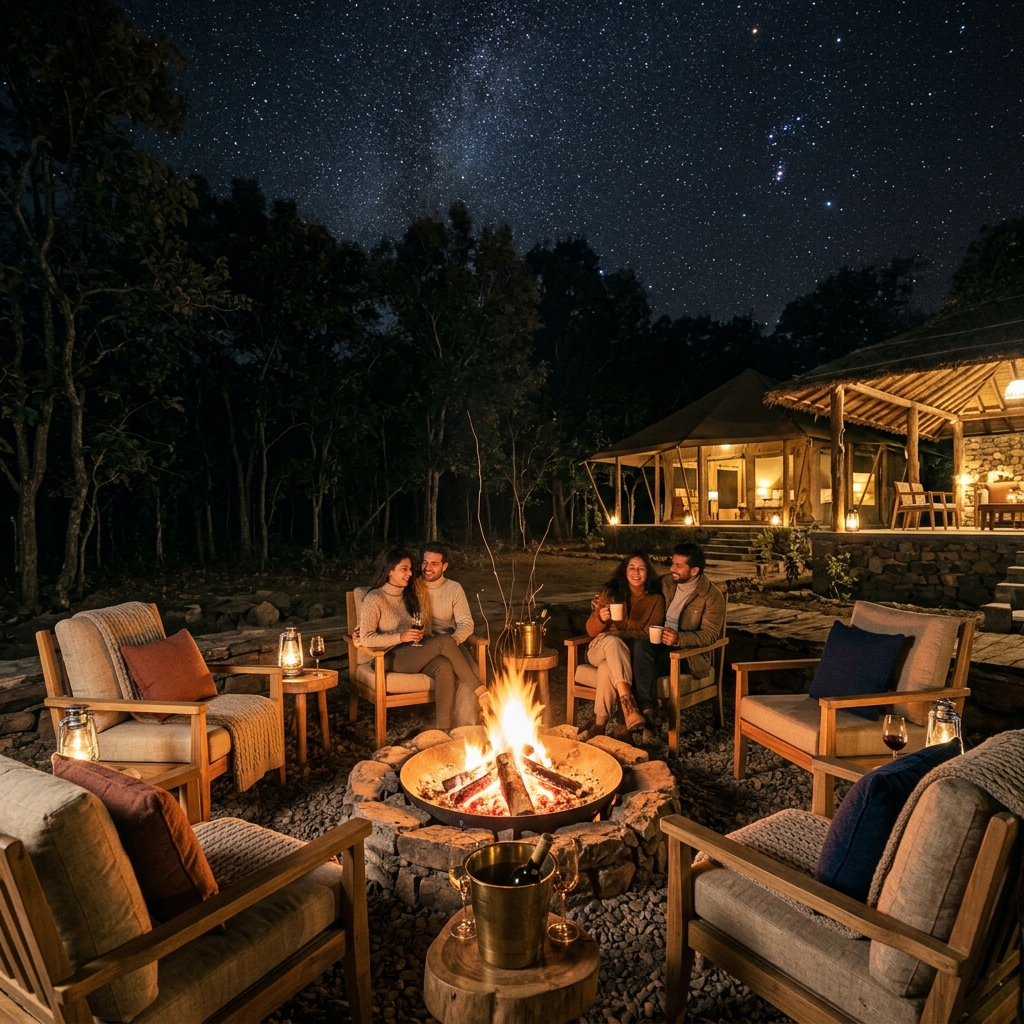 Family Fun Campfire With Gir Resort